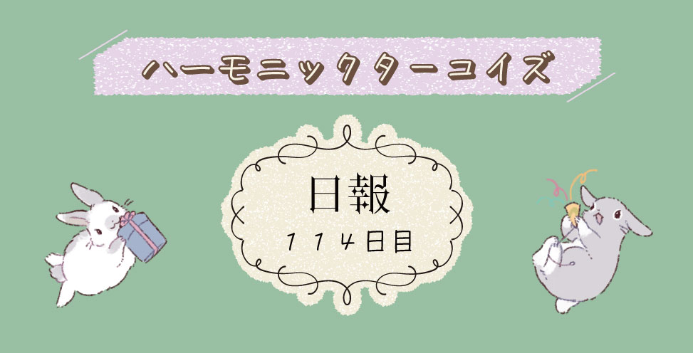 ハーモニックターコイズの日報